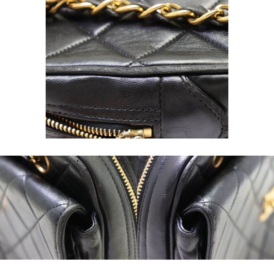 Chanel Quilted Lambskin Chain Shoulder Bag — view 8