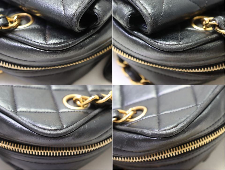 Chanel Quilted Lambskin Chain Shoulder Bag — view 7