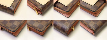 Louis Vuitton Portefeuille Juliette Damier Bifold Wallet — view 5
