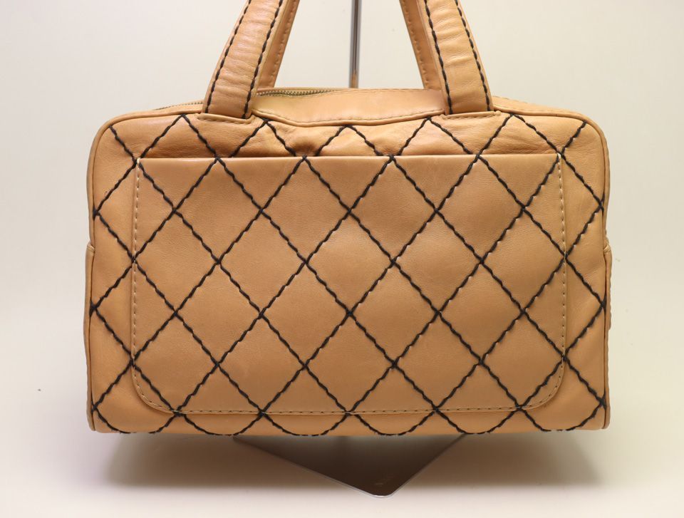 Chanel Wild Stitch Lambskin Handbag — view 2