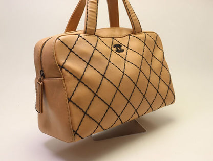 Chanel Wild Stitch Lambskin Handbag — view 4