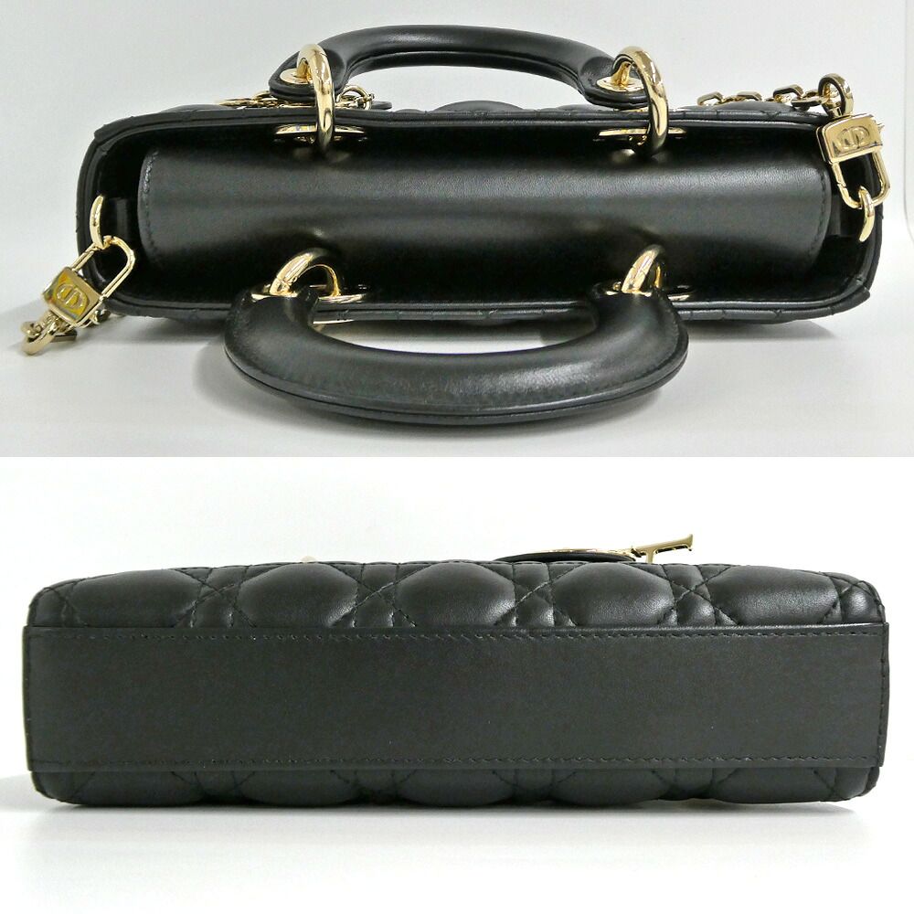 Dior Lady D-joy Bag Small D Joy Cannage Black — view 4