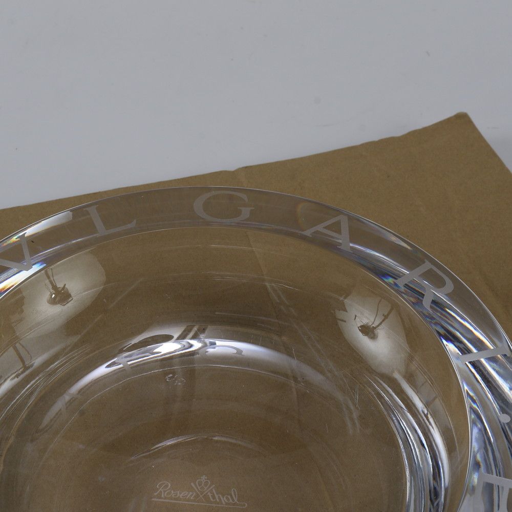 Bvlgari Rosenthal Glass Ashtray Smoking Tool Interior — view 4