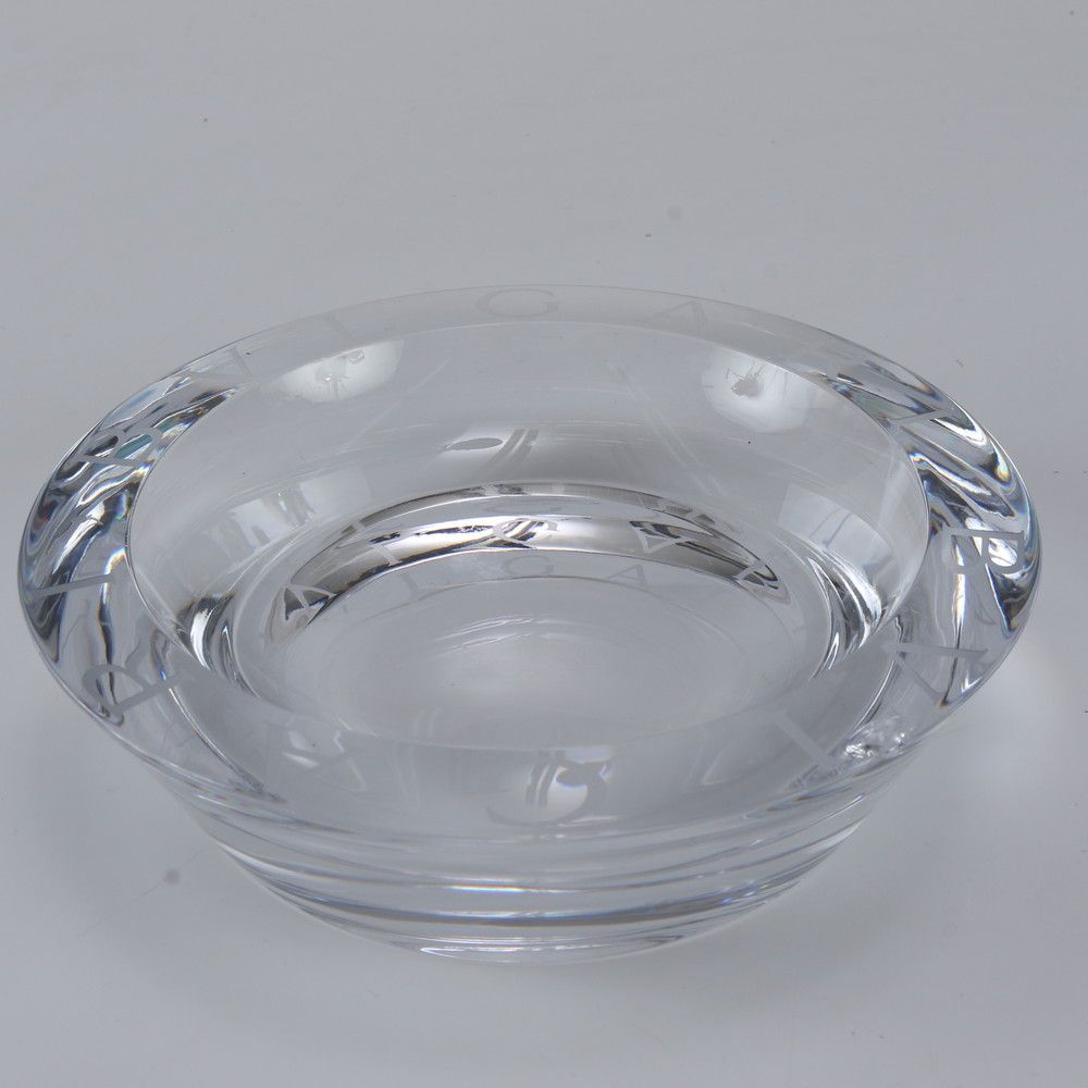Bvlgari Rosenthal Glass Ashtray Smoking Tool Interior