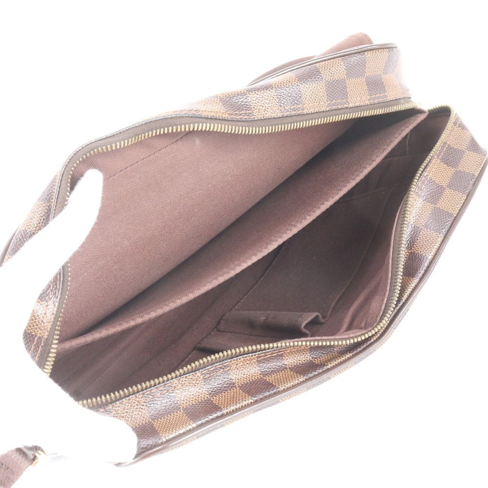 Louis Vuitton Damier Shelton MM Leather Shoulder Bag Crossbody Messenger — view 7