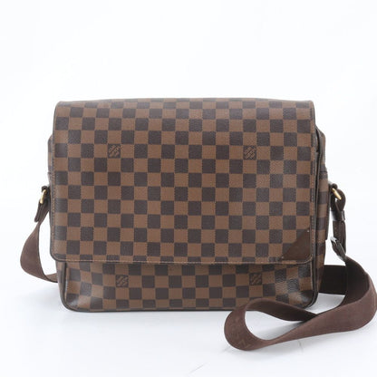 Louis Vuitton Damier Shelton MM Leather Shoulder Bag Crossbody Messenger