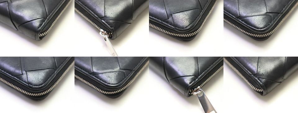Bottega Veneta Maxi Intrecciato Leather Zip Around Wallet — view 4