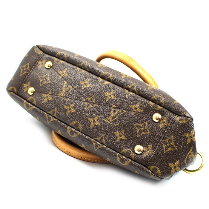 Louis Vuitton Pallas BB Shoulder Bag Monogram Brown Red — view 3