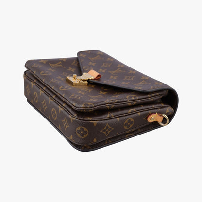 Louis Vuitton Pochette Metis MM Monogram Brown Canvas Handbag — view 4