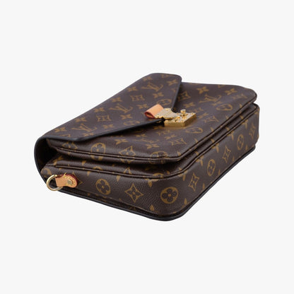 Louis Vuitton Pochette Metis MM Monogram Brown Canvas Handbag — view 5