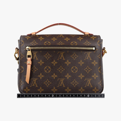 Louis Vuitton Pochette Metis MM Monogram Brown Canvas Handbag — view 2
