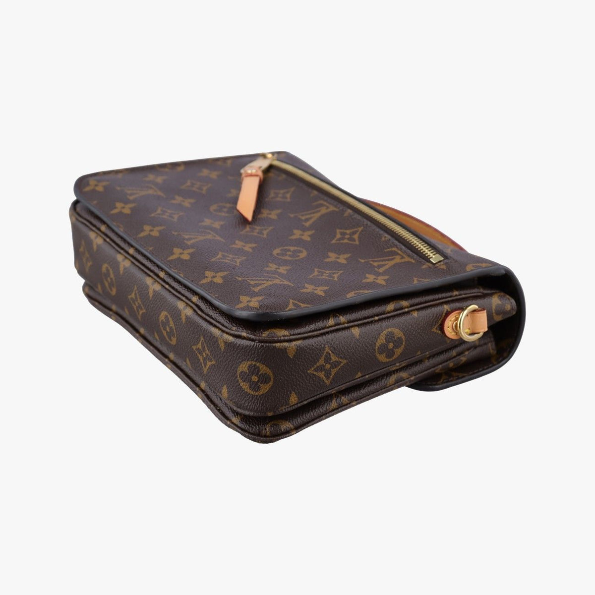 Louis Vuitton Pochette Metis MM Monogram Brown Canvas Handbag — view 6