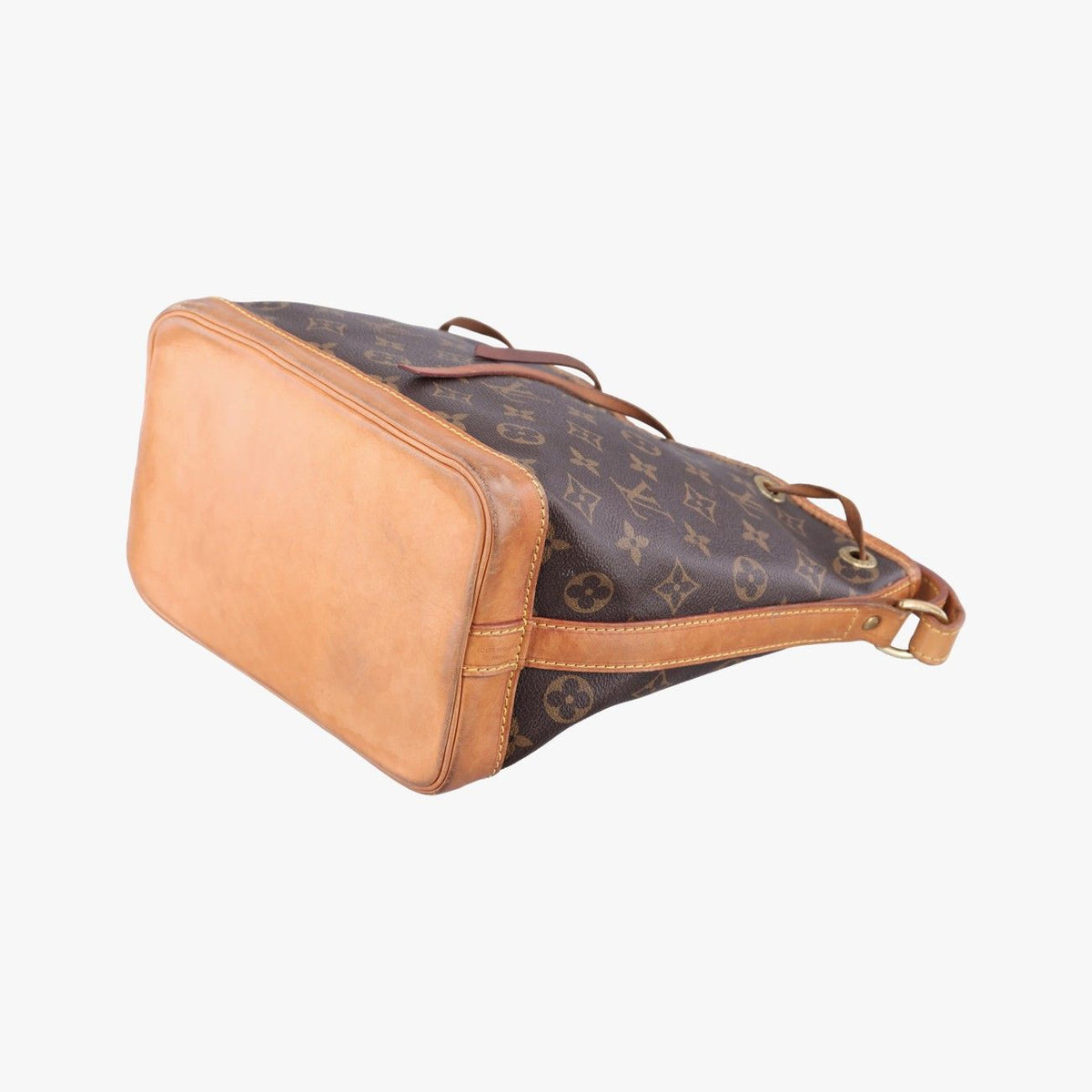 Louis Vuitton Noe BB Monogram Brown Canvas Bucket Bag — view 4