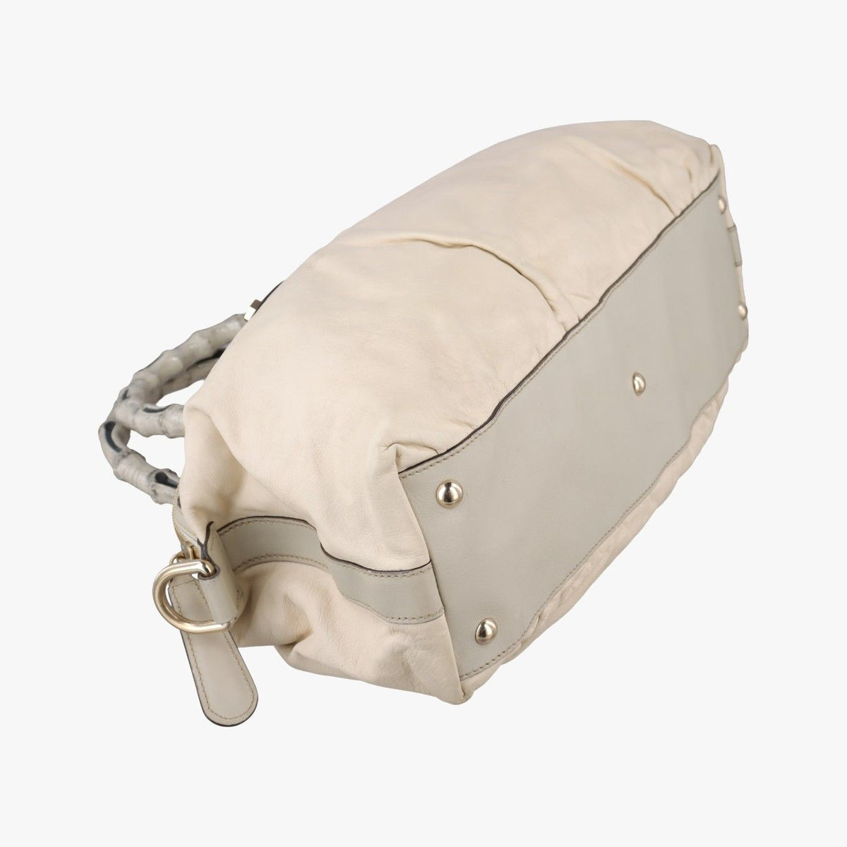 Gucci Bamboo Pop Beige Leather — view 5