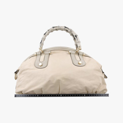Gucci Bamboo Pop Beige Leather — view 2