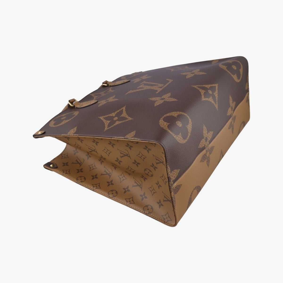 Louis Vuitton On The Go GM Monogram Brown Canvas Tote Bag — view 5