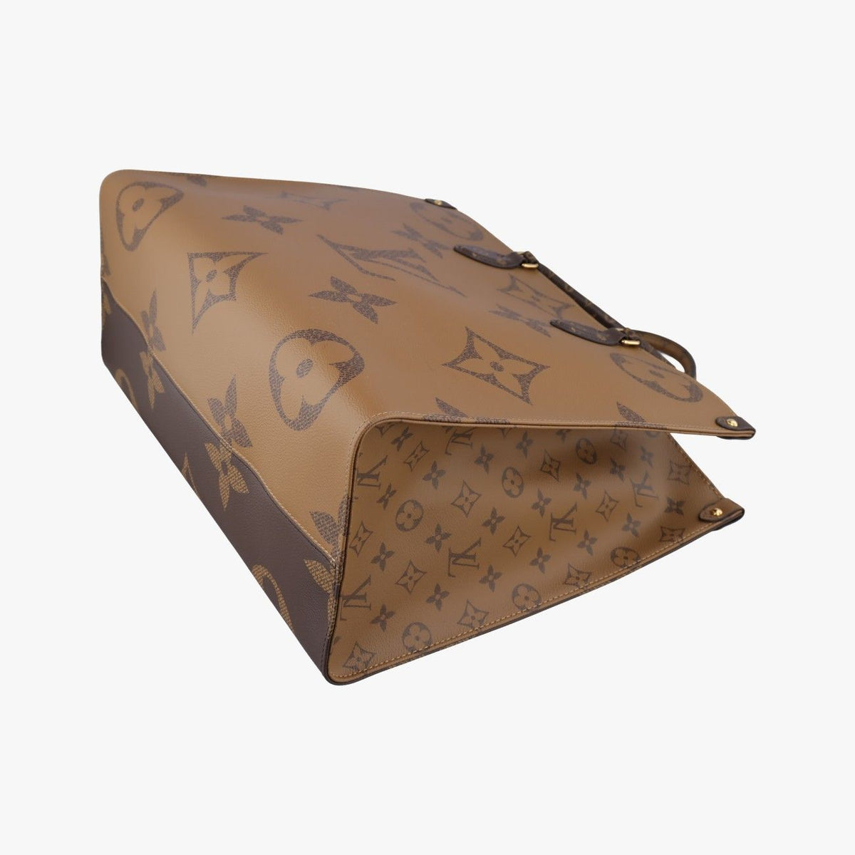 Louis Vuitton On The Go GM Monogram Brown Canvas Tote Bag — view 6