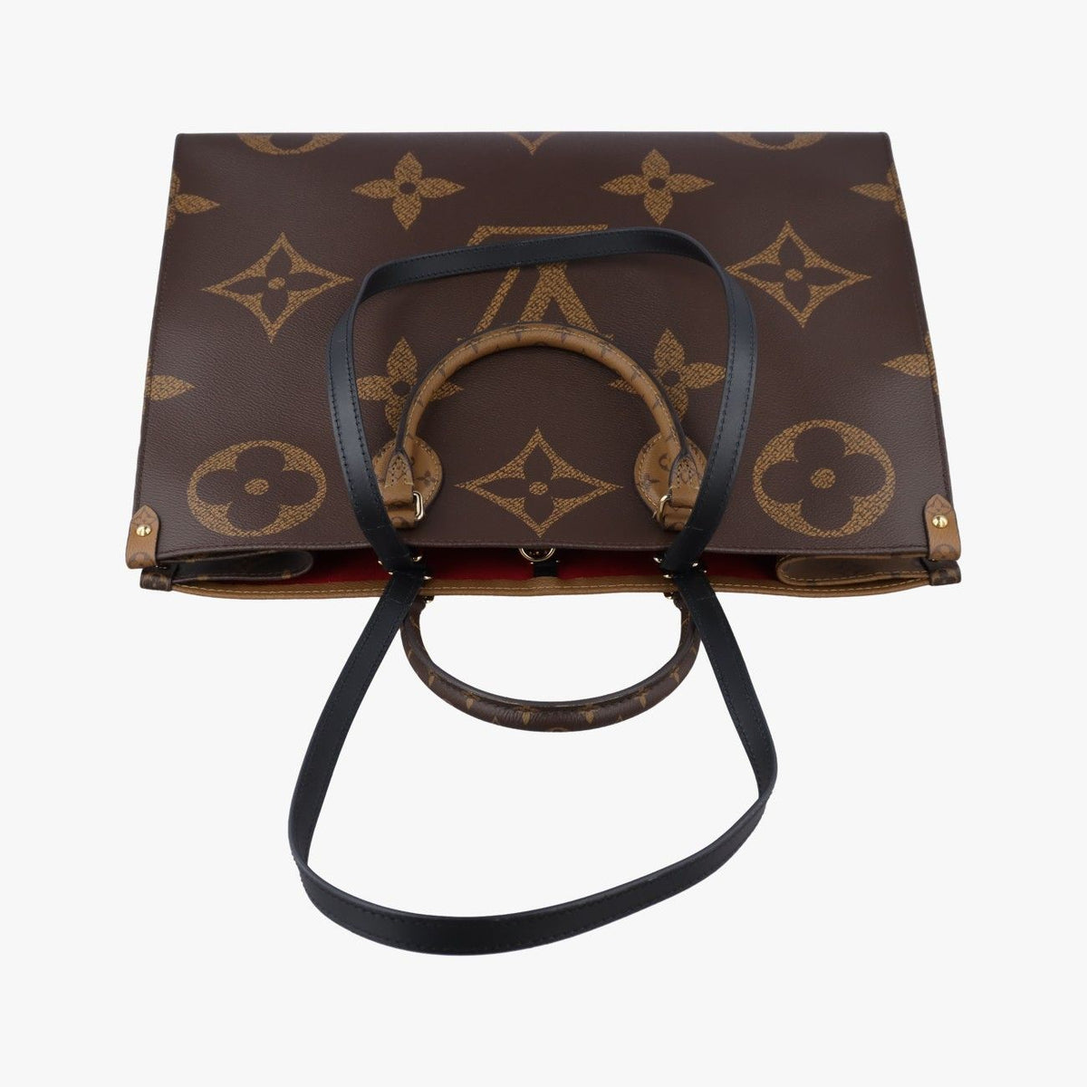 Louis Vuitton On The Go GM Monogram Brown Canvas Tote Bag — view 8