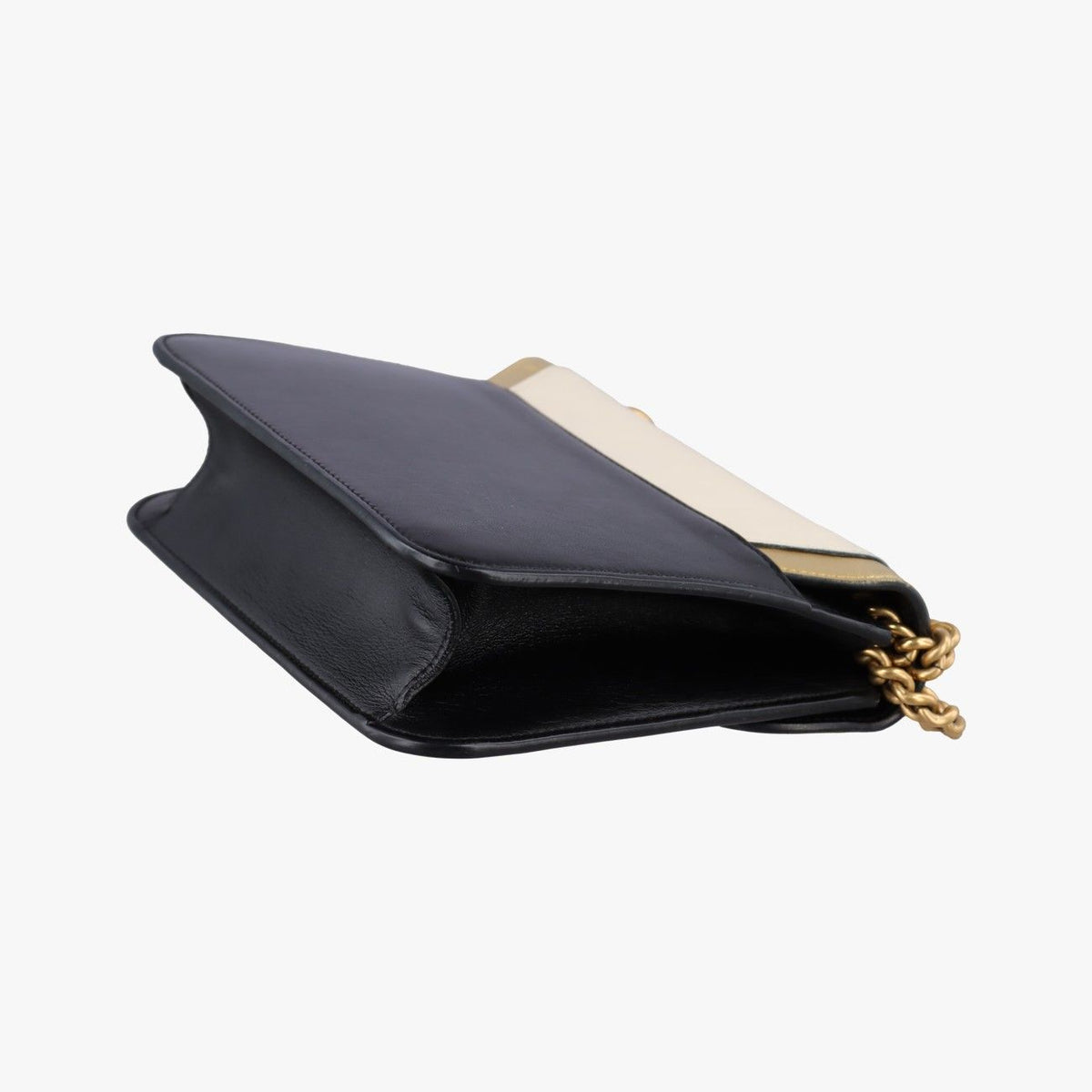 Gucci Peony Black White Gold Leather — view 6