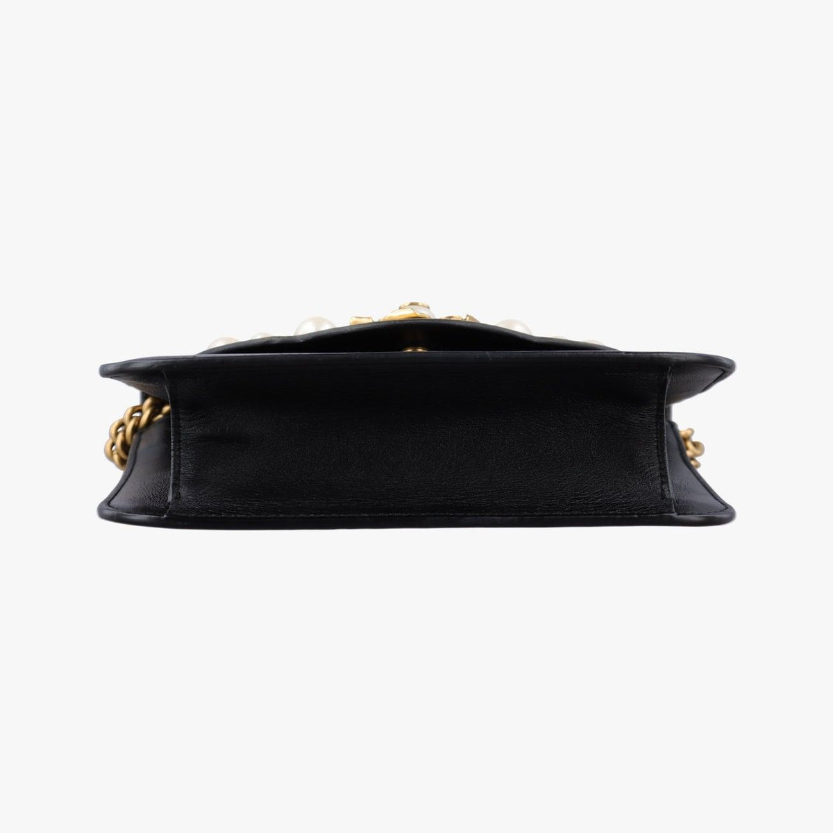 Gucci Peony Black White Gold Leather — view 3