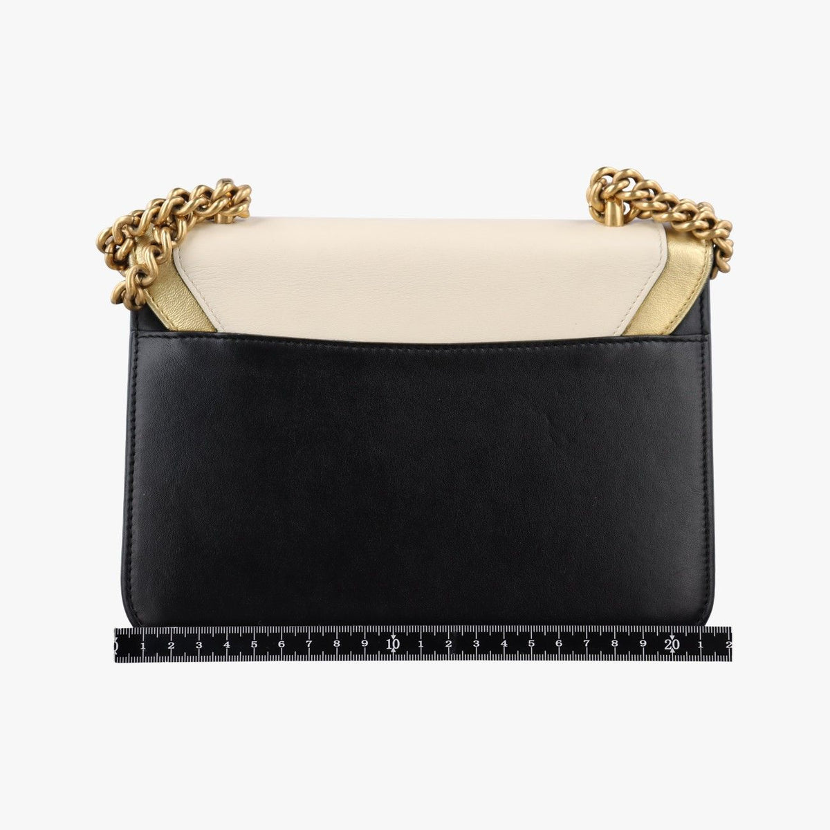 Gucci Peony Black White Gold Leather — view 2
