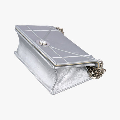 Dior Diorama Silver Leather — view 4