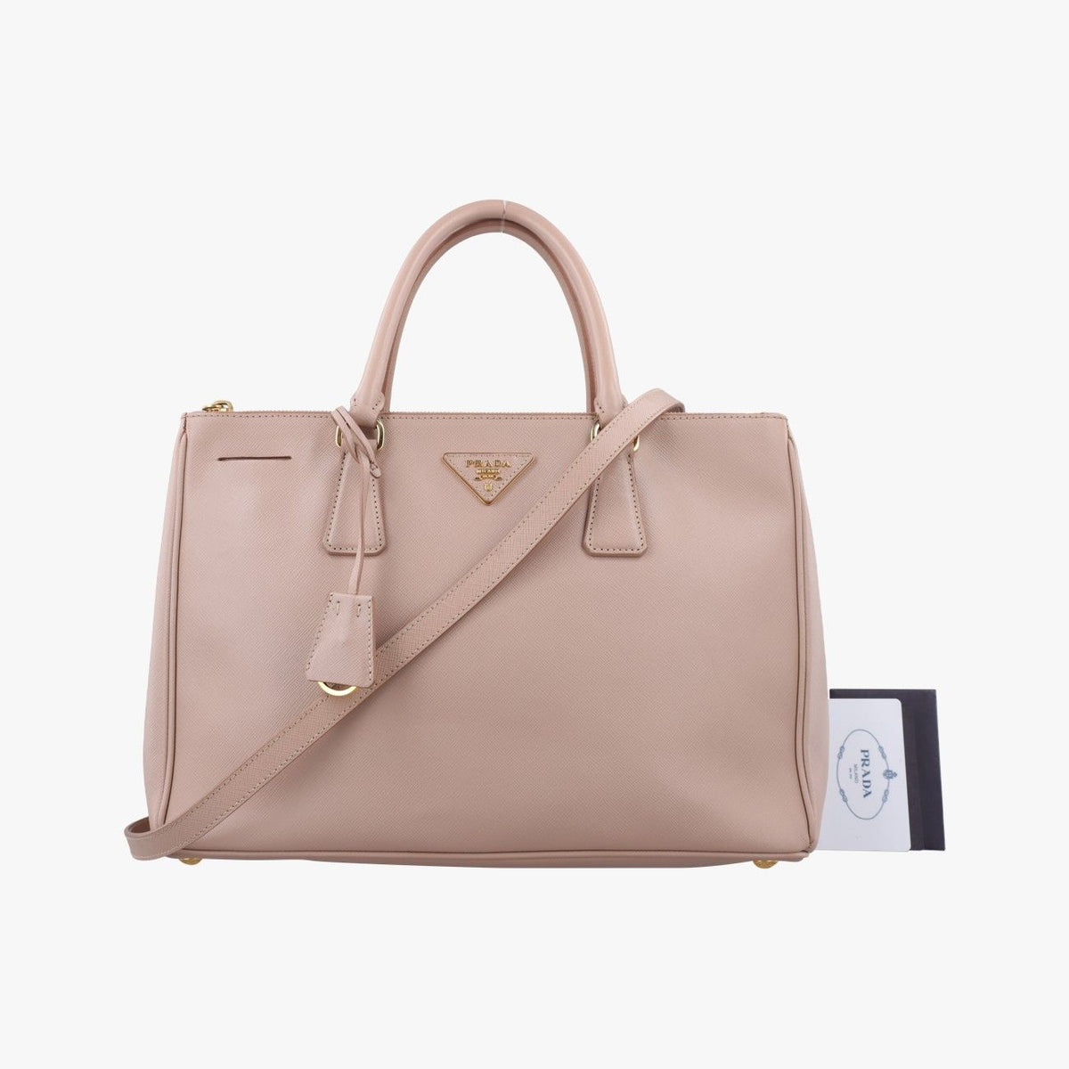 Prada Galleria Pink Saffiano Leather 14