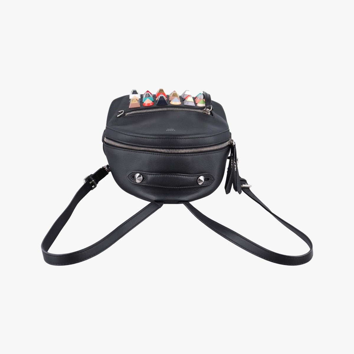 Fendi Multi Studs by the Way Black Backpack — view 8