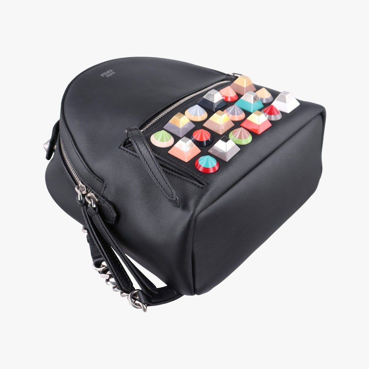 Fendi Multi Studs by the Way Black Backpack — view 5