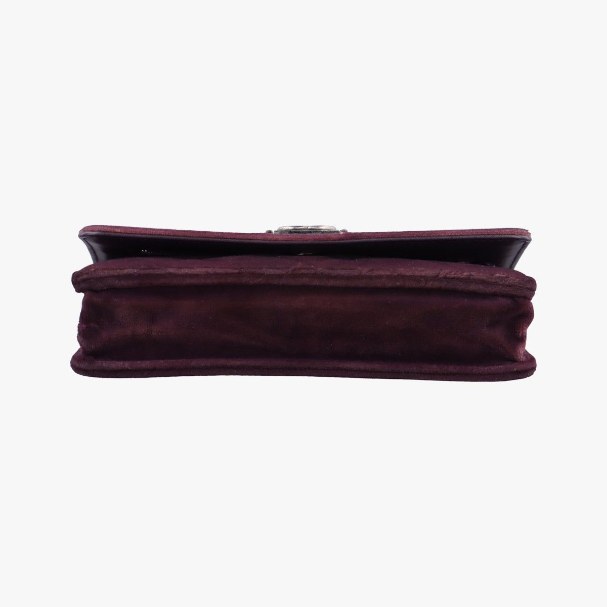 Chanel Boy Chain Wallet Purple Velour Shoulder Bag — view 3