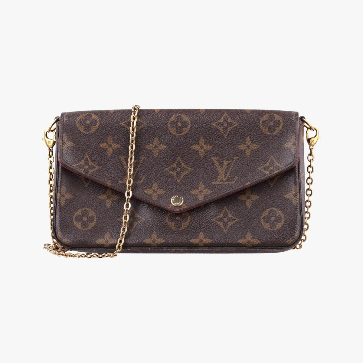 Louis Vuitton Pochette Felicie Monogram Brown Canvas