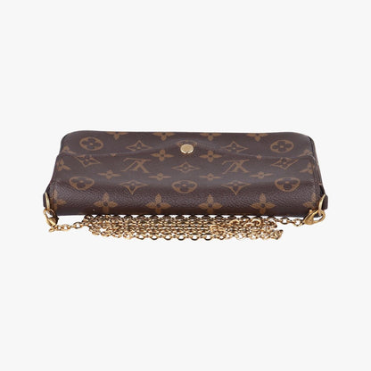 Louis Vuitton Pochette Felicie Monogram Brown Canvas — view 8