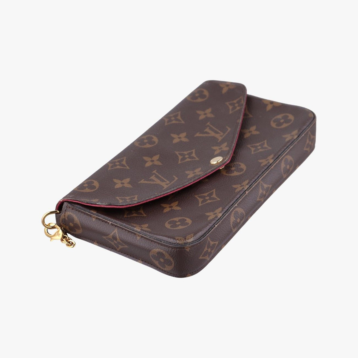Louis Vuitton Pochette Felicie Monogram Brown Canvas — view 5