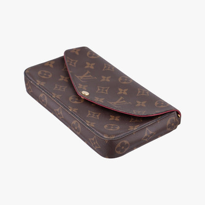 Louis Vuitton Pochette Felicie Monogram Brown Canvas — view 4