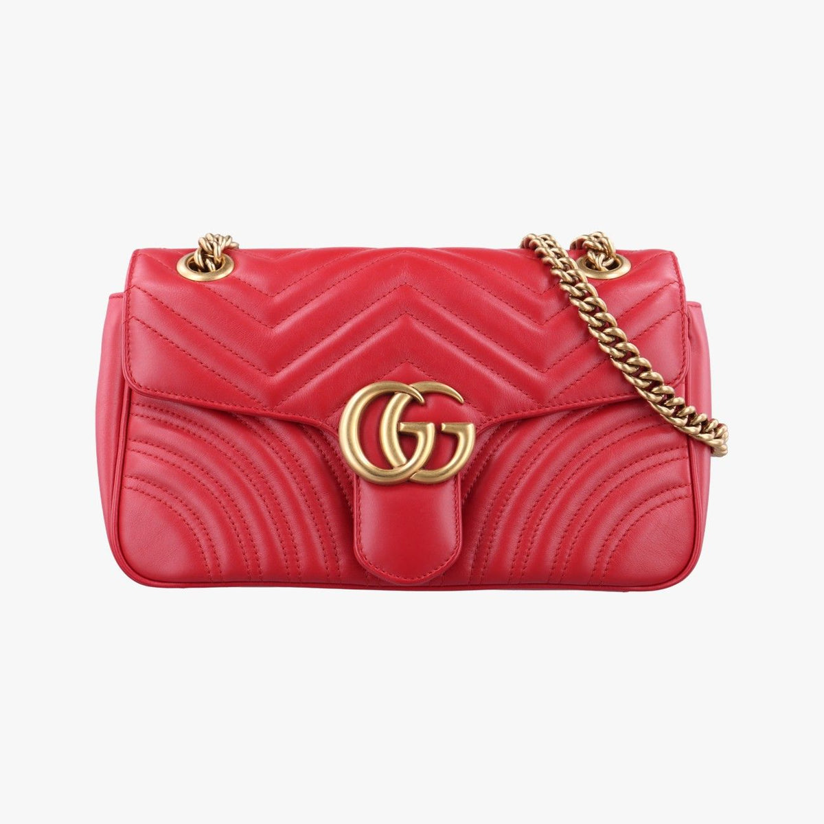Gucci GG Marmont Red Leather