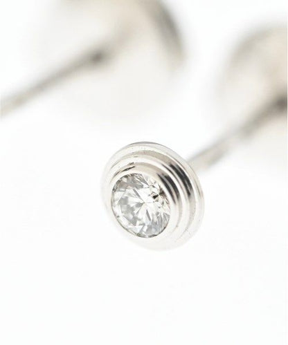 Cartier D'amour Earrings XS 18k White Gold Diamond New — view 4