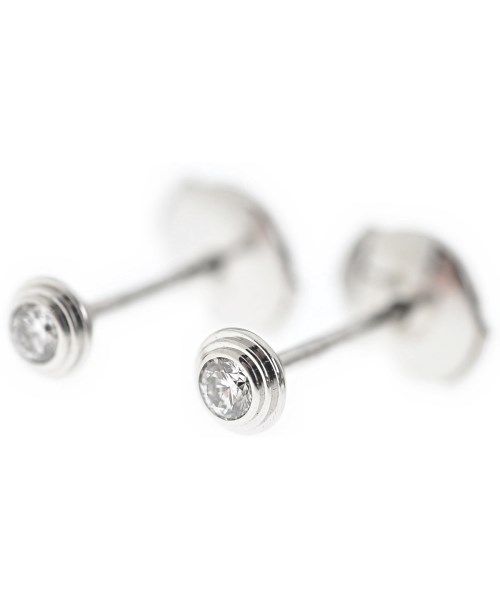 Cartier D'amour Earrings XS 18k White Gold Diamond New