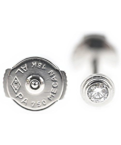 Cartier D'amour Earrings XS 18k White Gold Diamond New — view 3