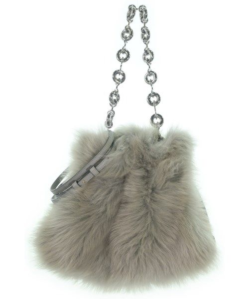 Loewe Shearling Fur Flamenco Clutch