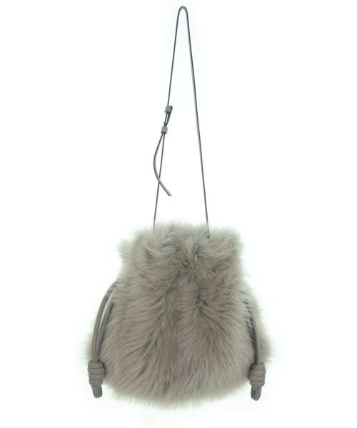 Loewe Shearling Fur Flamenco Clutch — view 3