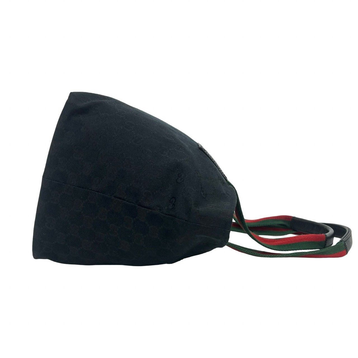 Gucci Sherry Line GG Canvas Logo Pattern Leather Tote Shoulder Bag Black — view 6