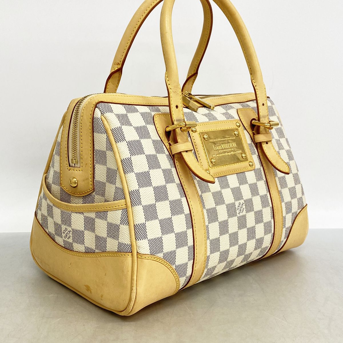 Louis Vuitton Handbag Damier Azur Berkeley White — view 2
