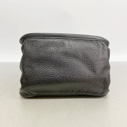Chanel Shoulder Bag 2.55 Leather Black Silver — view 3