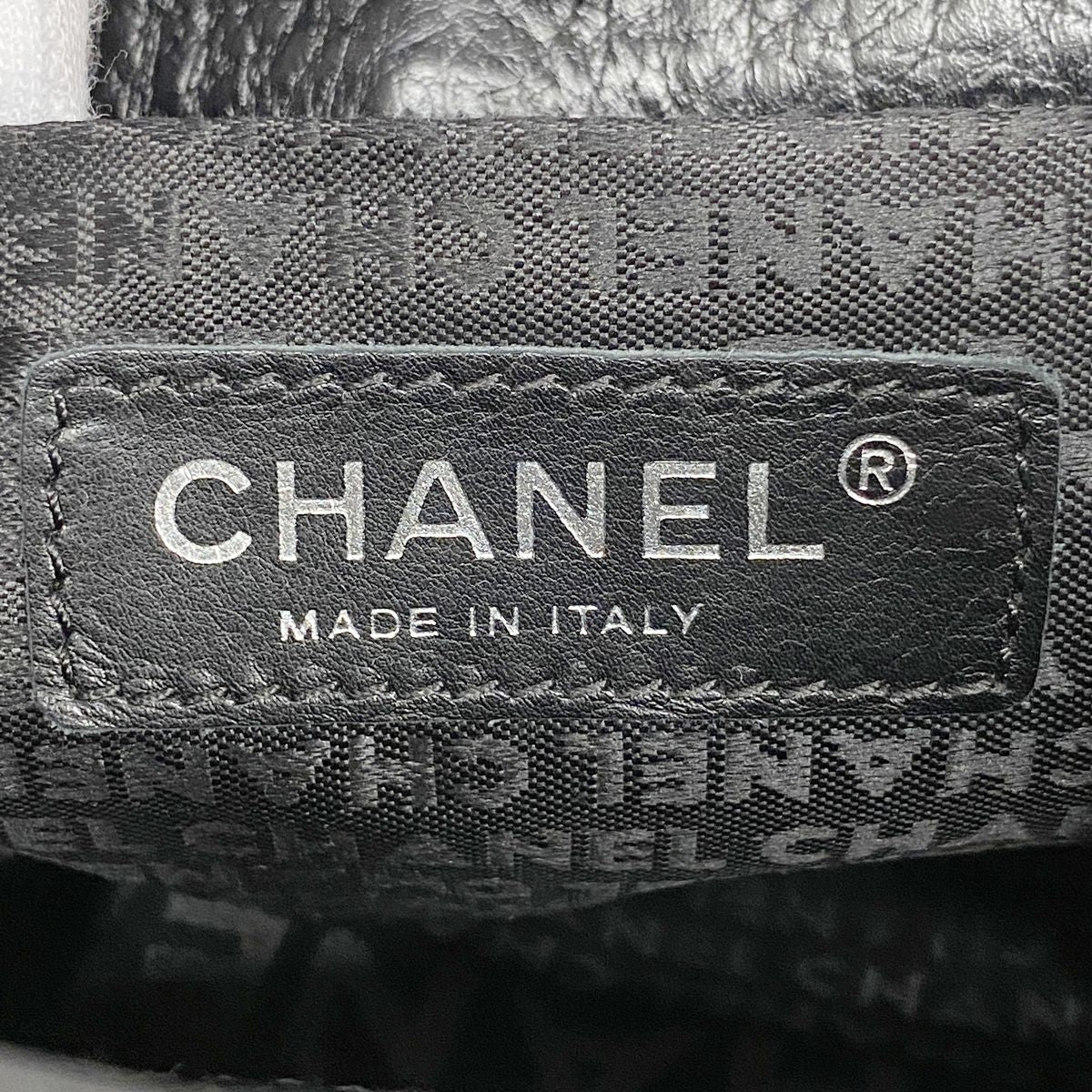Chanel Shoulder Bag 2.55 Leather Black Silver — view 5