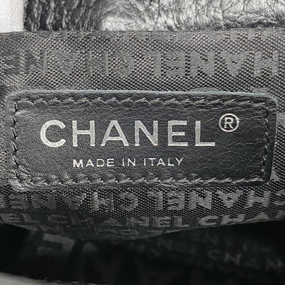 Chanel Shoulder Bag 2.55 Leather Black Silver — view 5