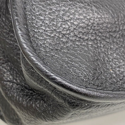 Chanel Shoulder Bag 2.55 Leather Black Silver — view 6
