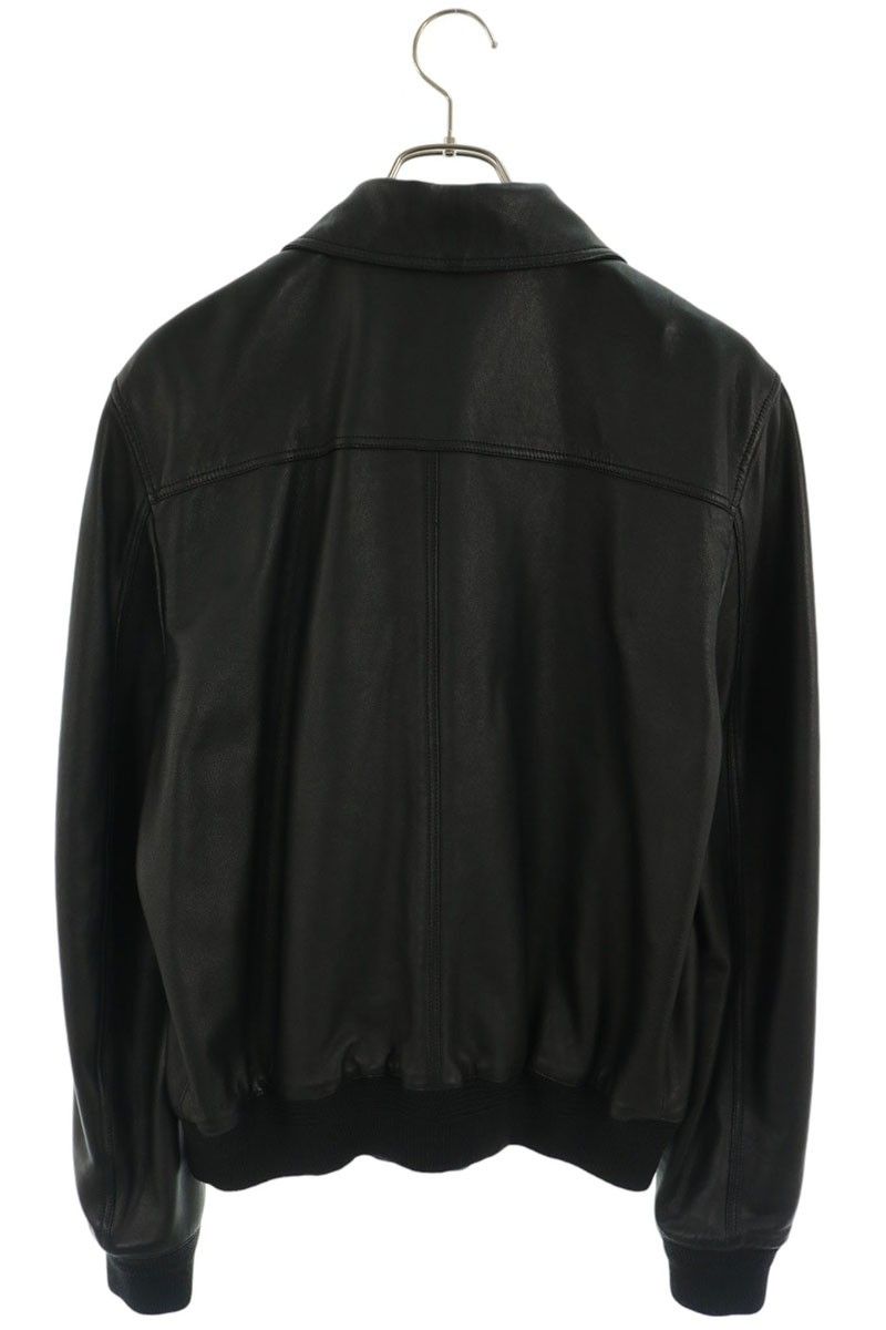 Saint Laurent Paris Single Leather Jacket 48 — view 2