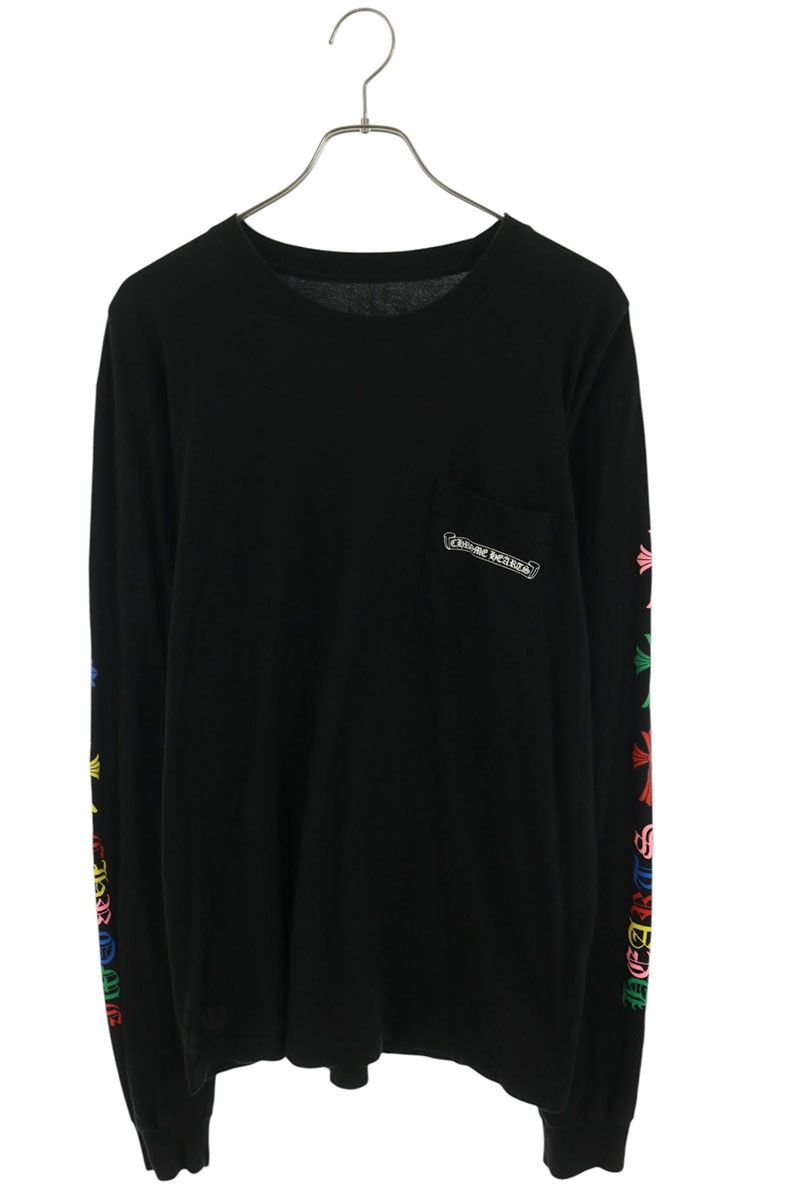 Chrome Hearts Mltcol Cem LS Multi Cemetery Cross Print Long Sleeve Top