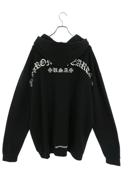 Chrome Hearts Sweatshirt HD Zip Arch Logo Back Print Dagger Zip Up Hoodie XXL — view 2