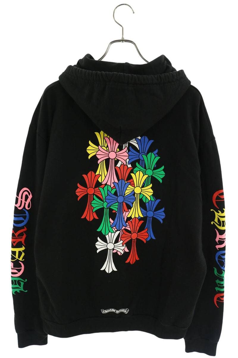 Chrome Hearts Mltcol Cem HD Plvr Multi Cemetery Cross Print Pullover Hoodie — view 2